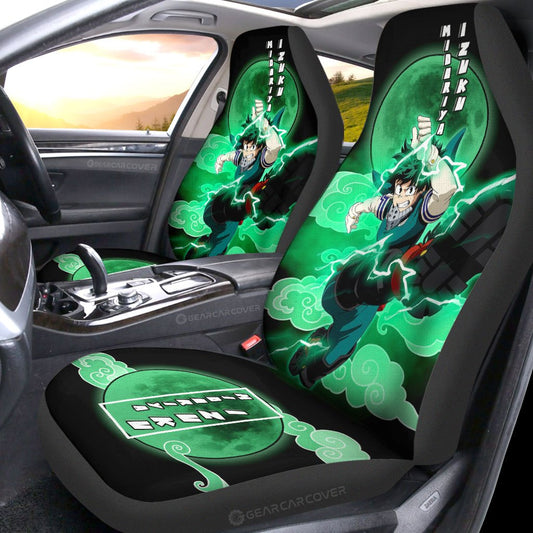 Izuku Midoriya Car Seat Covers Custom Anime My Hero Academia Car Interior Accessories - Gearcarcover - 2