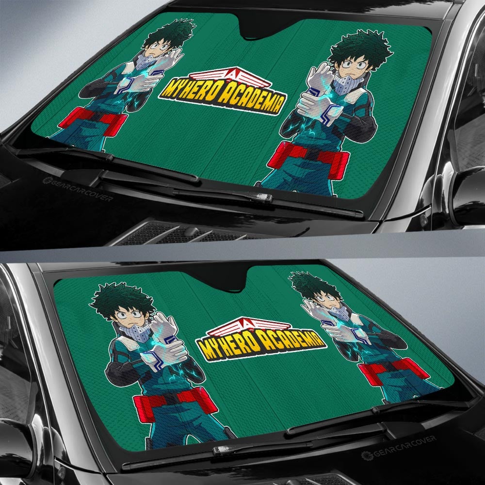 Izuku Midoriya Car Sunshade Custom My Hero Academia Anime - Gearcarcover - 2