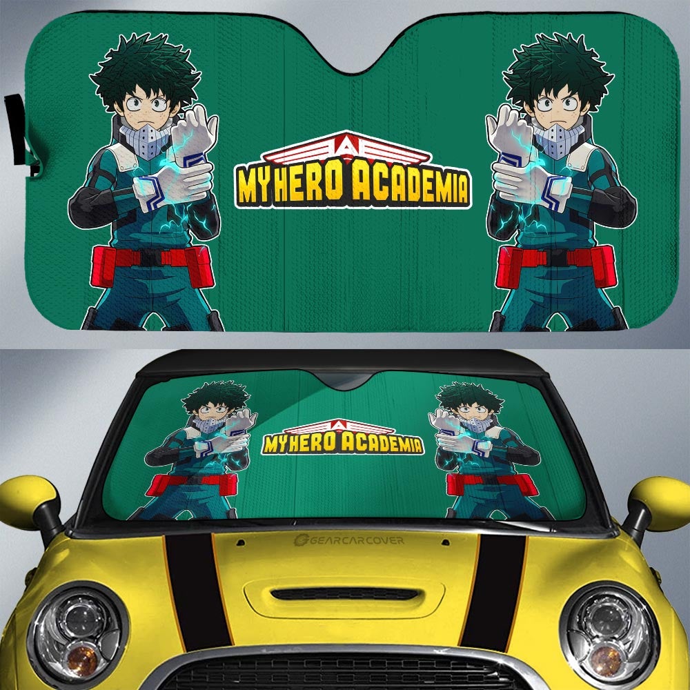 Izuku Midoriya Car Sunshade Custom My Hero Academia Anime - Gearcarcover - 1