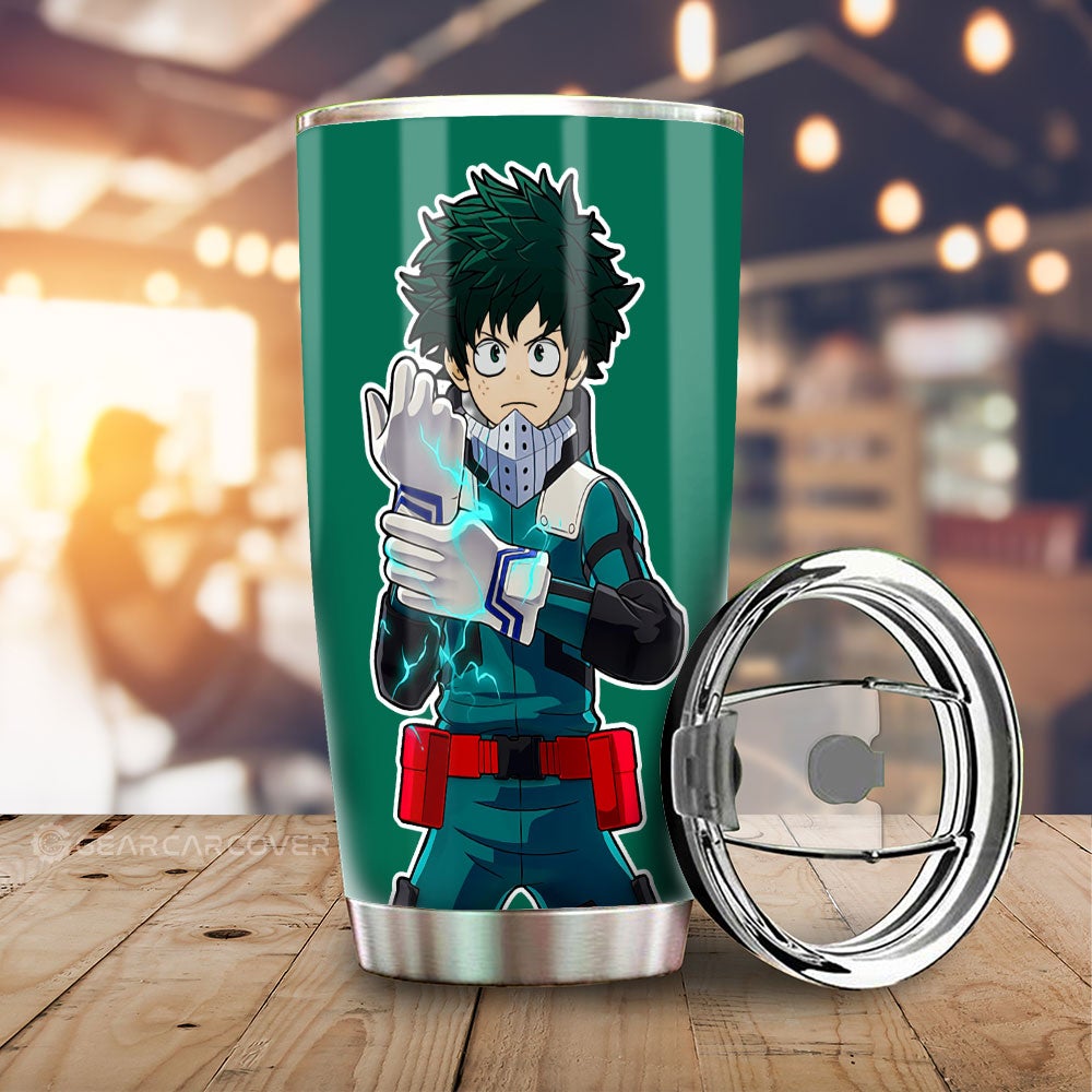 Izuku Midoriya Tumbler Cup Custom My Hero Academia Anime - Gearcarcover - 1