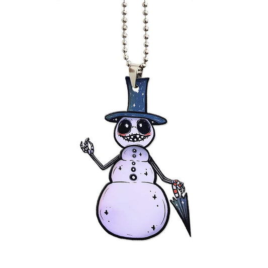 Jack Snowman Halloween Ornament Custom Car Accessories - Gearcarcover - 1