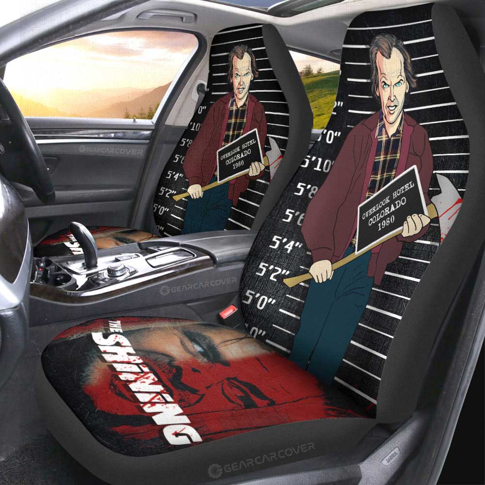 Jack Torrance in The Shining Car Seat Covers Custom Horror Characters Car Accessories - Gearcarcover - 4