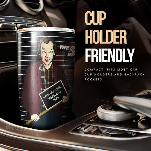 Jack Torrance in The Shining Tumbler Cup Custom Horror Characters Car Interior Accessories - Gearcarcover - 2