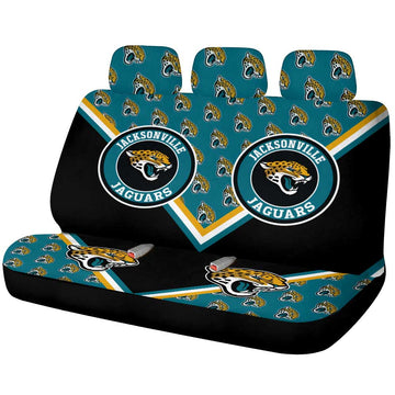 Jacksonville Jaguars Car Back Seat Cover Custom Car Decorations For Fans - Gearcarcover - 1
