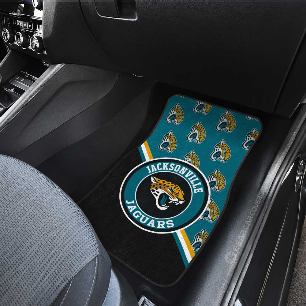 Jacksonville Jaguars Car Floor Mats Custom Car Accessories For Fans - Gearcarcover - 3