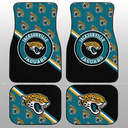 Jacksonville Jaguars Car Floor Mats Custom Car Accessories For Fans - Gearcarcover - 1
