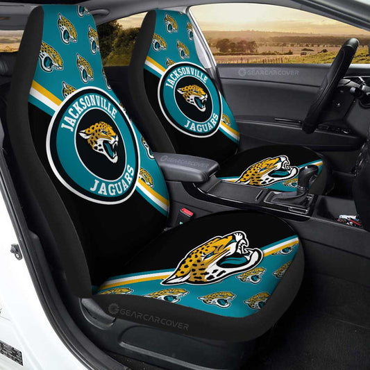 Jacksonville Jaguars Car Seat Covers Custom Car Accessories For Fans - Gearcarcover - 1