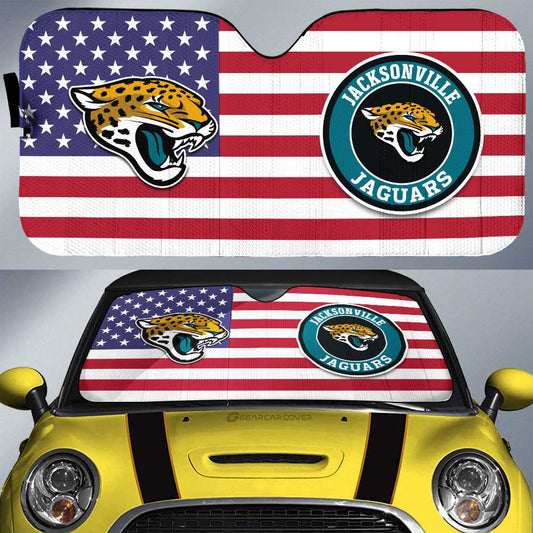 Jacksonville Jaguars Car Sunshade Custom Car Decor Accessories - Gearcarcover - 1