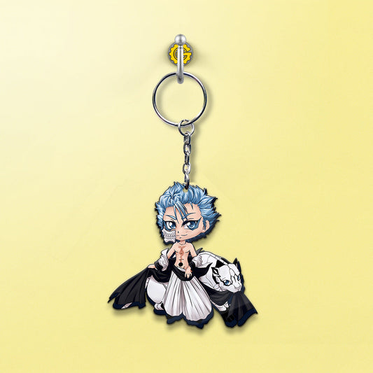 Jaegerjaquez Grimmjow Keychain Custom Bleach Anime Car Accessories - Gearcarcover - 2