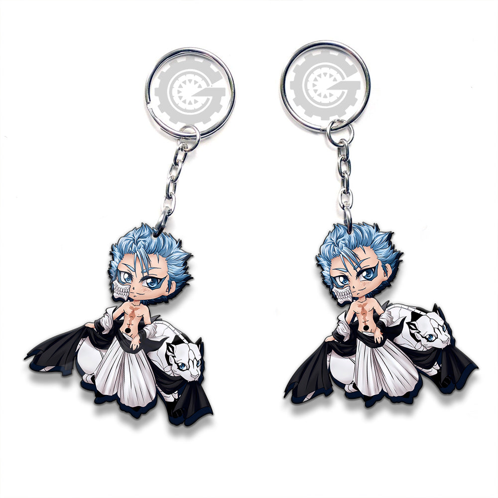 Jaegerjaquez Grimmjow Keychain Custom Bleach Anime Car Accessories - Gearcarcover - 3