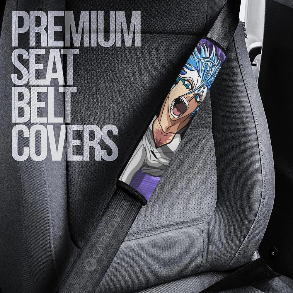 Jaegerjaquez Grimmjow Seat Belt Covers Custom Bleach Anime Car Accessories - Gearcarcover - 2