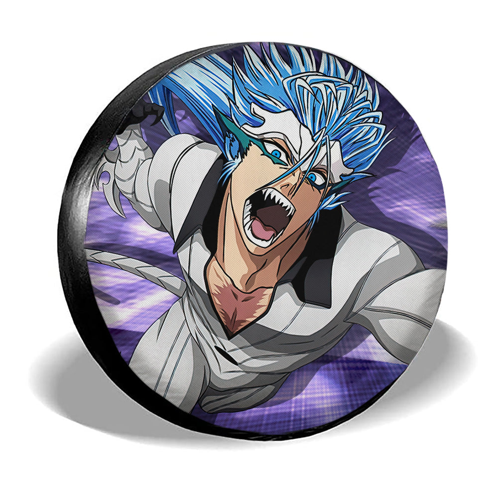 Jaegerjaquez Grimmjow Spare Tire Covers Custom Bleach Anime Car Accessories - Gearcarcover - 2