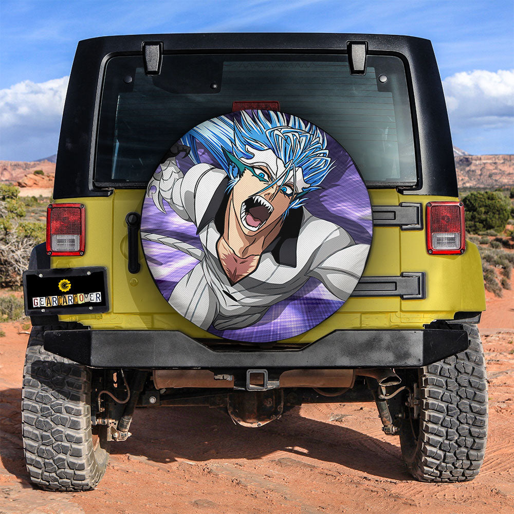 Jaegerjaquez Grimmjow Spare Tire Covers Custom Bleach Anime Car Accessories - Gearcarcover - 3