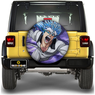 Jaegerjaquez Grimmjow Spare Tire Covers Custom Bleach Anime Car Accessories - Gearcarcover - 1