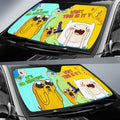 Jake And Finn Adventure Time Car Sunshade Custom Cartoon Car Accessories - Gearcarcover - 2
