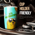 Jake And Finn Adventure Time Tumbler Cup Custom Cartoon Car Accessories - Gearcarcover - 3