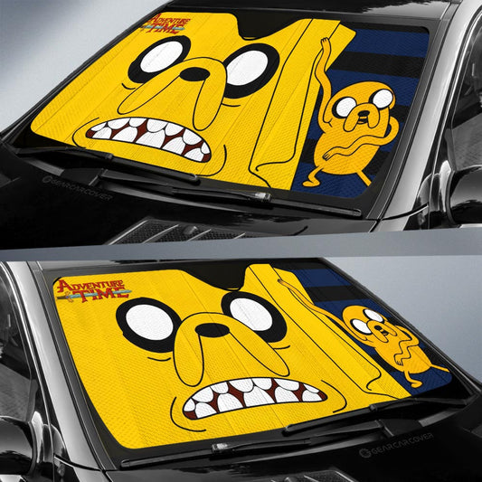 Jake Car Sunshade Custom Adventure Time Car Accessories - Gearcarcover - 2