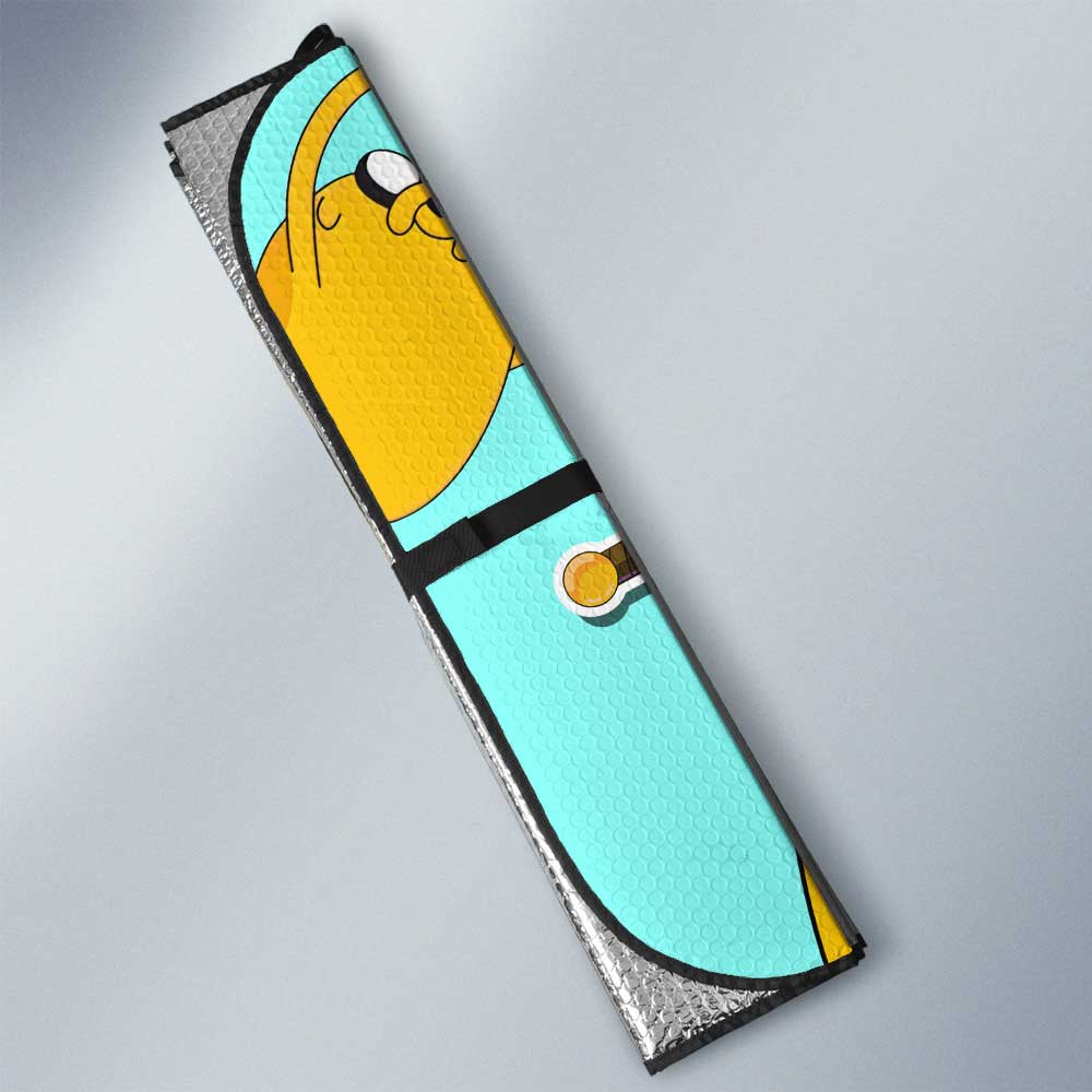 Jake the Dog Adventure Time Car Sunshade Custom Cartoon Car Accessories - Gearcarcover - 3