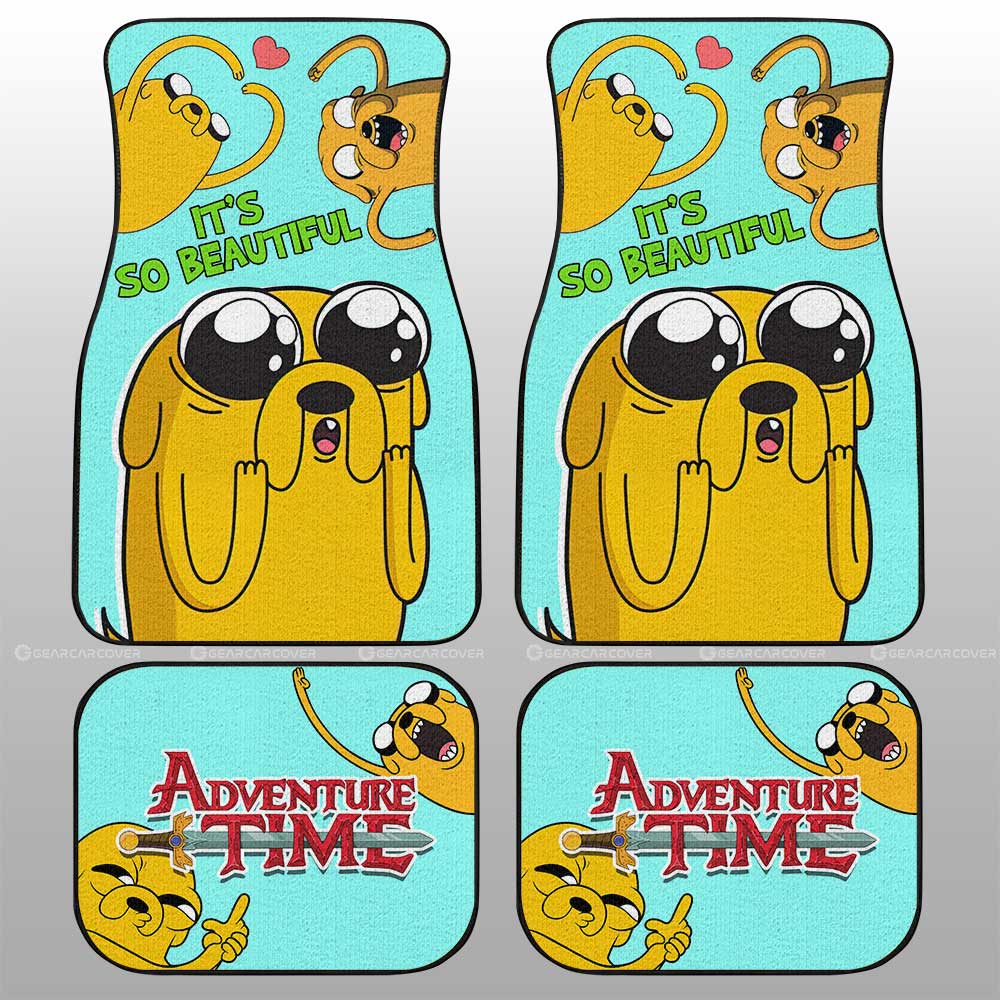 Jake the Dog Car Floor Mats Custom Adventure Time - Gearcarcover - 1