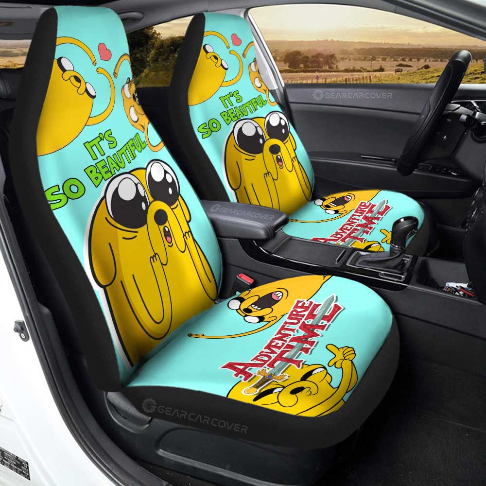 Jake the Dog Car Seat Covers Custom Adventure Time - Gearcarcover - 1