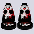 Jason Car Seat Covers Custom Car Accessories Creepy Halloween Decorations - Gearcarcover - 4