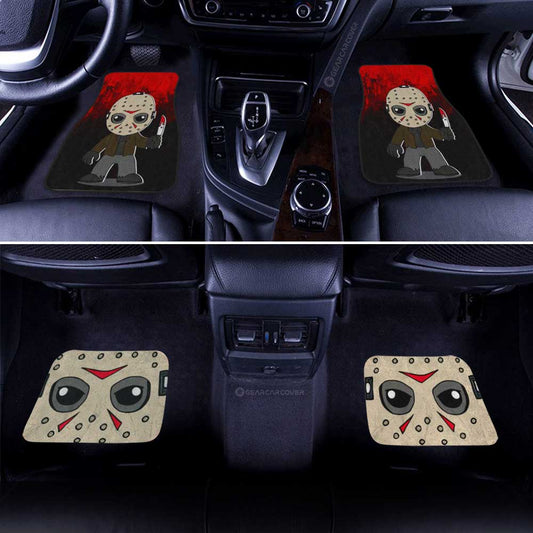 Jason Voorhees Car Floor Mats Custom Halloween Characters Car Accessories - Gearcarcover - 2