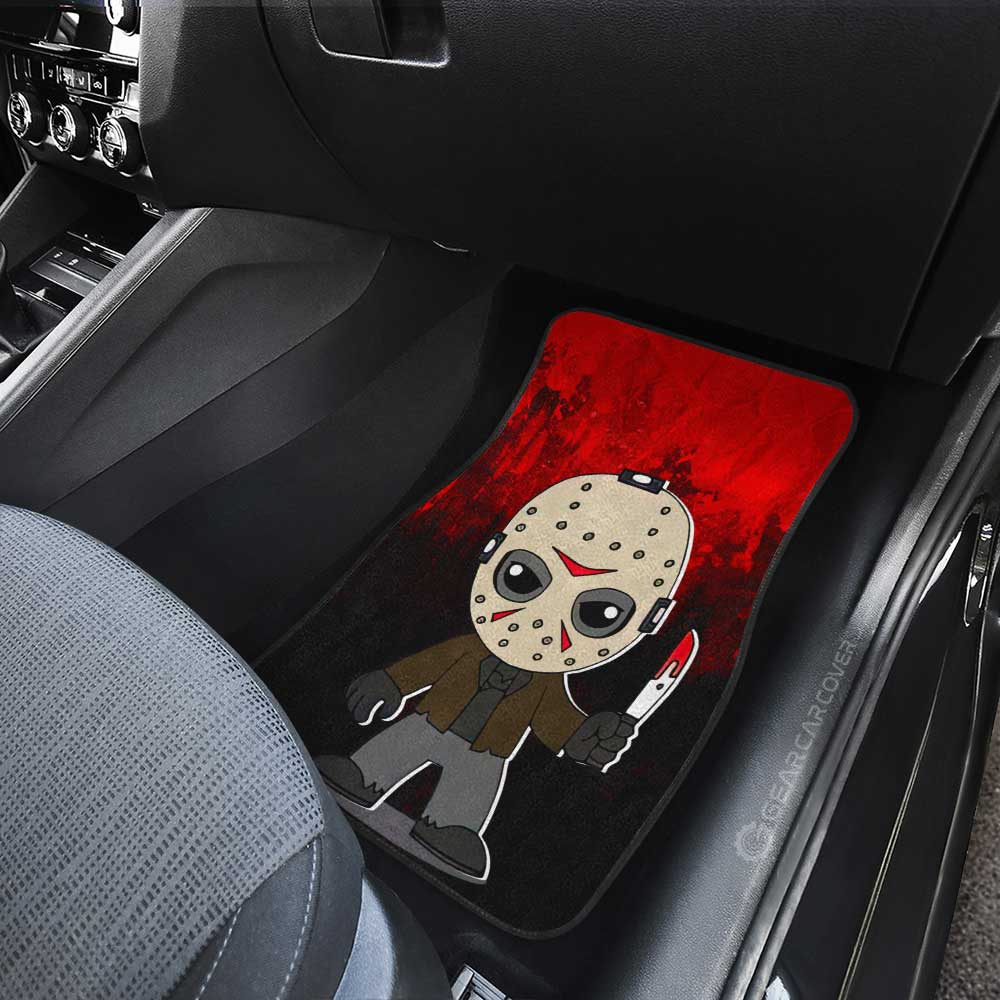 Jason Voorhees Car Floor Mats Custom Halloween Characters Car Accessories - Gearcarcover - 4