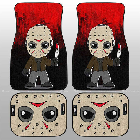 Jason Voorhees Car Floor Mats Custom Halloween Characters Car Accessories - Gearcarcover - 1