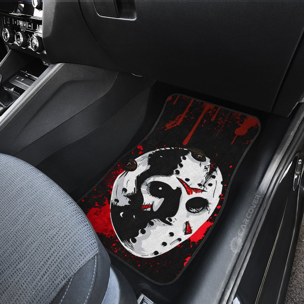 Jason Voorhees Car Floor Mats Custom Horror Car Accessories Halloween Decorations - Gearcarcover - 4