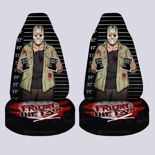 Jason Voorhees Car Seat Covers Custom Horror Characters In The Friday the 13th series Car Accessories - Gearcarcover - 2