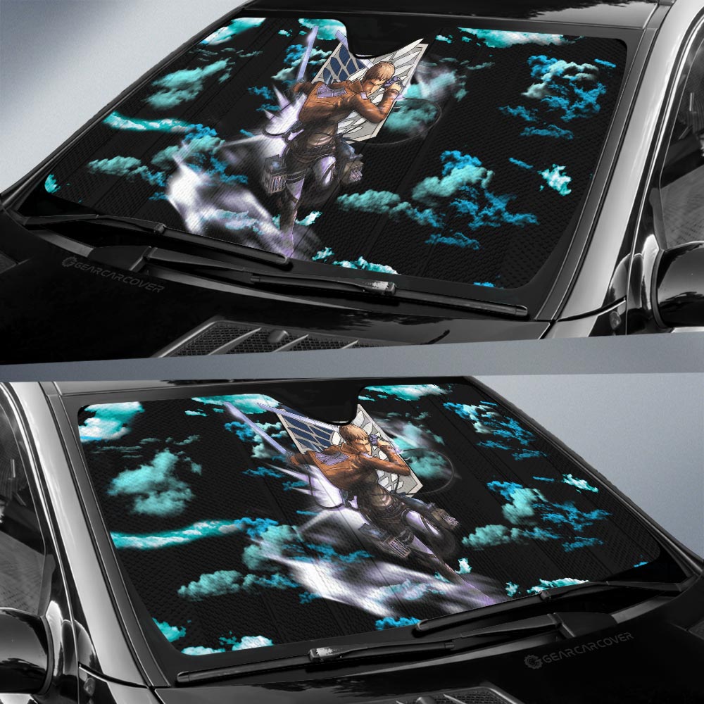 Jean Kirstein Car Sunshade Custom Attack On Titan Anime Car Interior Accessories - Gearcarcover - 3