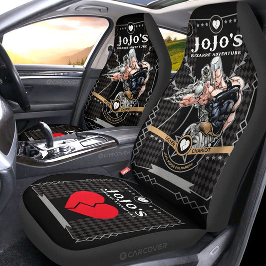 Jean Pierre Car Seat Covers Custom Anime JoJo's Bizarre Car Interior Accessories - Gearcarcover - 2