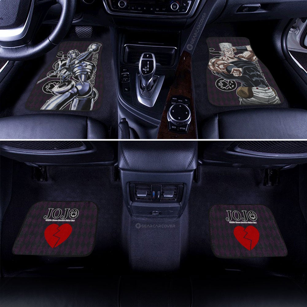 Jean Pierre Polnareff Car Floor Mats Custom JoJo's Bizarre Adventure Anime Car Accessories - Gearcarcover - 3