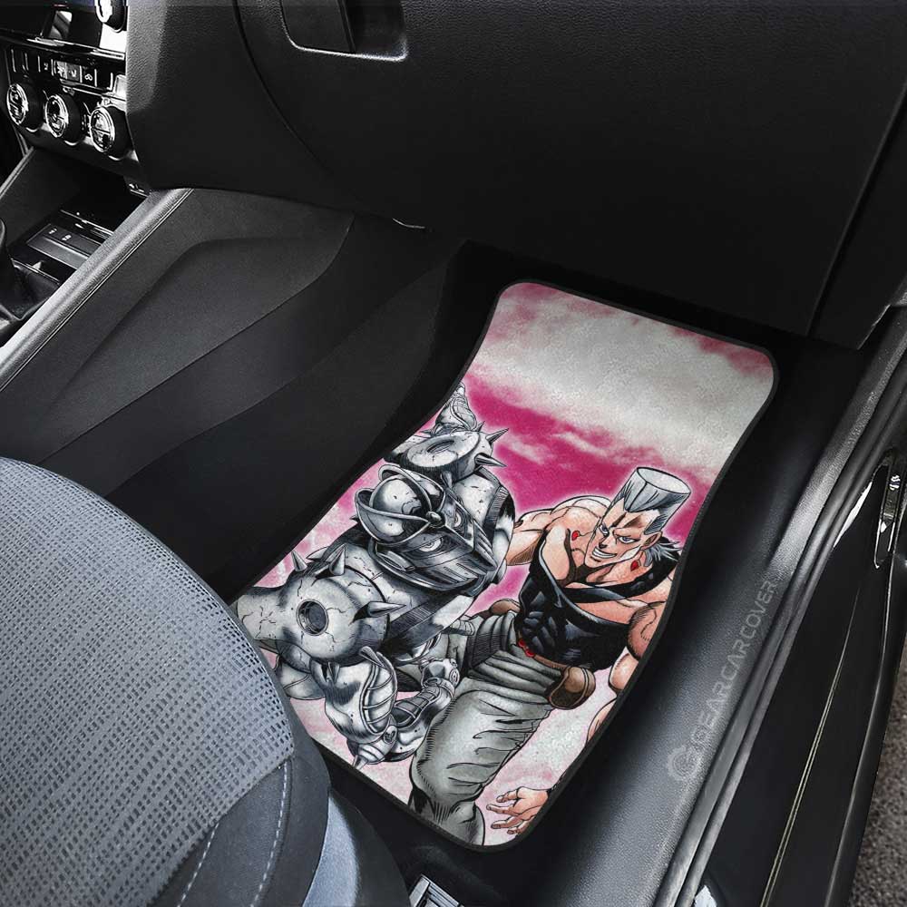 Jean Pierre Polnareff Car Floor Mats Custom Jojo's Bizarre Adventures Anime - Gearcarcover - 3