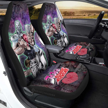 Jean Pierre Polnareff Car Seat Covers Custom Galaxy Manga JJBA Anime - Gearcarcover - 1