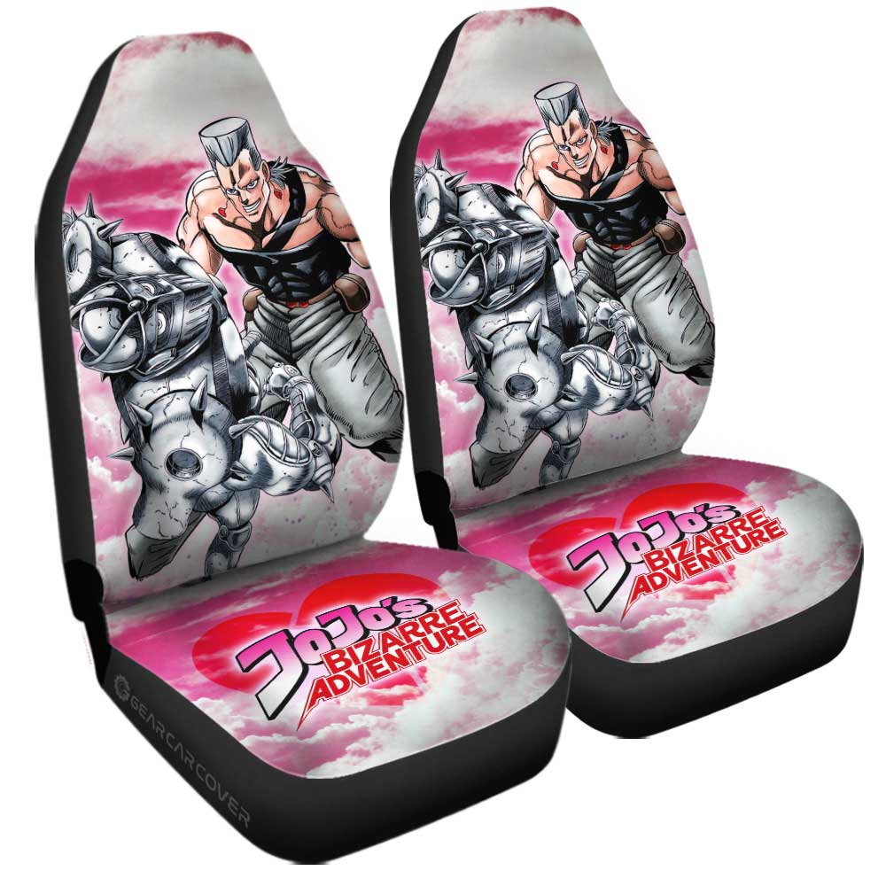 Jean Pierre Polnareff Car Seat Covers Custom Jojo's Bizarre Adventures Anime - Gearcarcover - 3