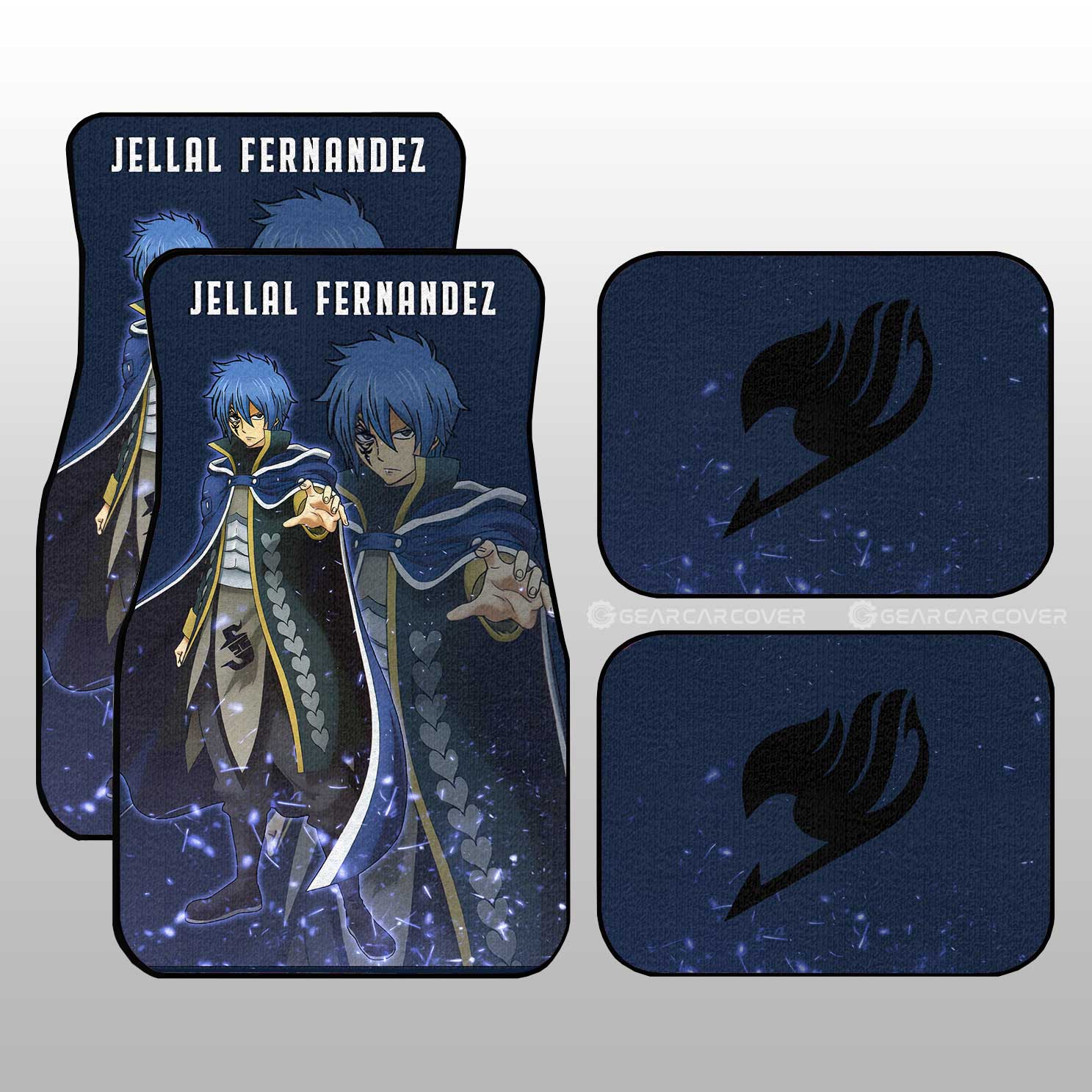 Jellal Fernandez Car Floor Mats Custom Fairy Tail Anime - Gearcarcover - 1