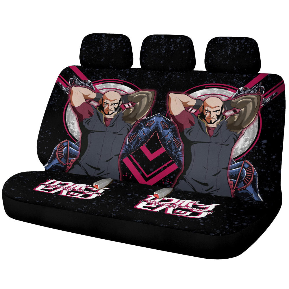 Jet Black Car Back Seat Cover Custom Cowbop Bebop Anime - Gearcarcover - 1
