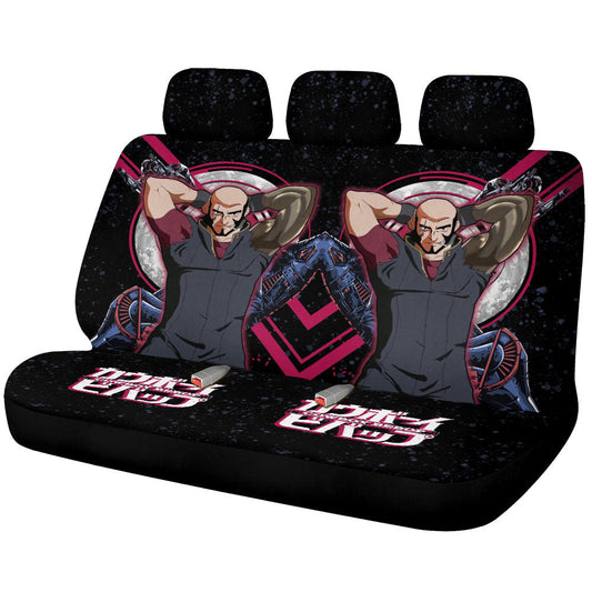 Jet Black Car Back Seat Cover Custom Cowbop Bebop Anime - Gearcarcover - 1
