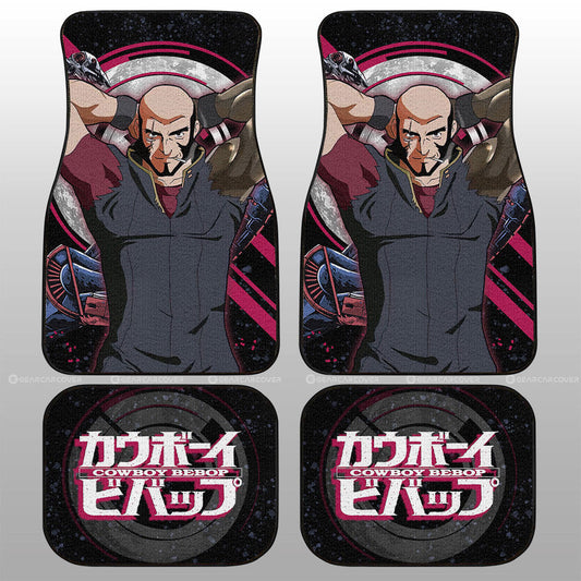 Jet Black Car Floor Mats Custom Cowbop Bebop Anime - Gearcarcover - 1