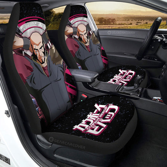 Jet Black Car Seat Covers Custom Cowbop Bebop Anime - Gearcarcover - 1