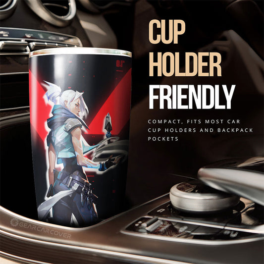 Jett Tumbler Cup Custom Valorant Agent - Gearcarcover - 2
