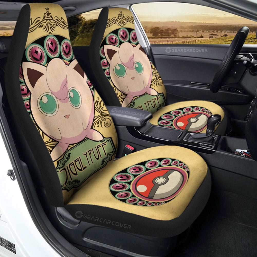 Jigglypuff Car Seat Covers Custom Car Interior Accessories - Gearcarcover - 2