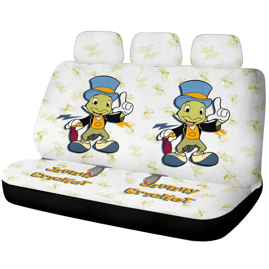 Jiminy Cricket Car Back Seat Cover Custom Cartoon Car Accessories - Gearcarcover - 1