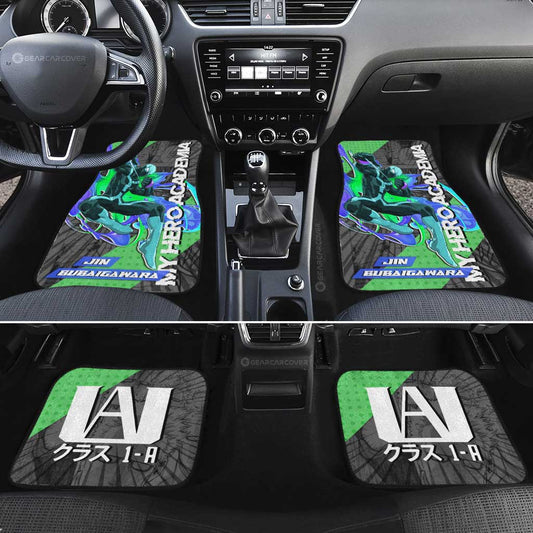 Jin Bubaigawara Car Floor Mats Custom My Hero Academia Car Interior Accessories - Gearcarcover - 2