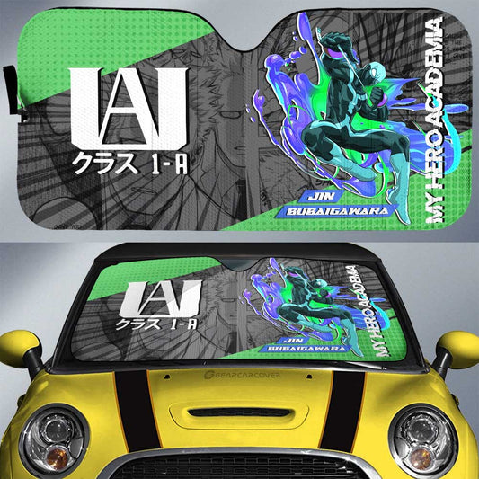 Jin Bubaigawara Car Sunshade Custom My Hero Academia Car Interior Accessories - Gearcarcover - 1