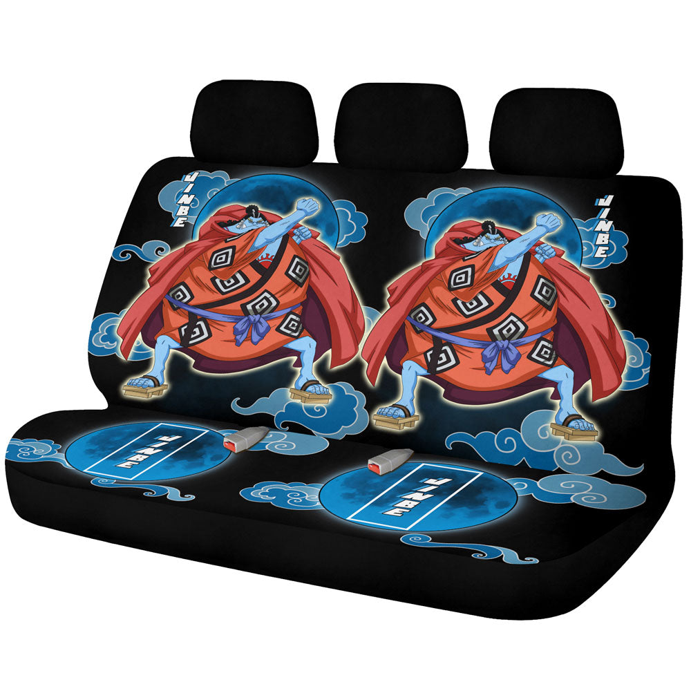 Jinbe Car Back Seat Covers Custom One Piece Anime Car Accessories - Gearcarcover - 1