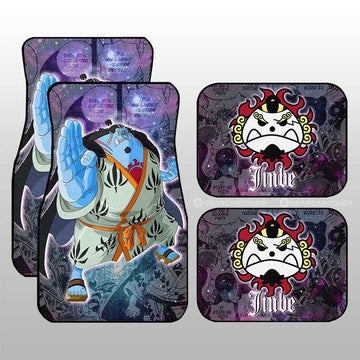 Jinbe Car Floor Mats Custom Galaxy Style One Piece Anime Car Accessories - Gearcarcover - 1