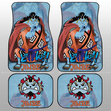 Jinbe Car Floor Mats Custom One Piece Anime Car Accessories - Gearcarcover - 1