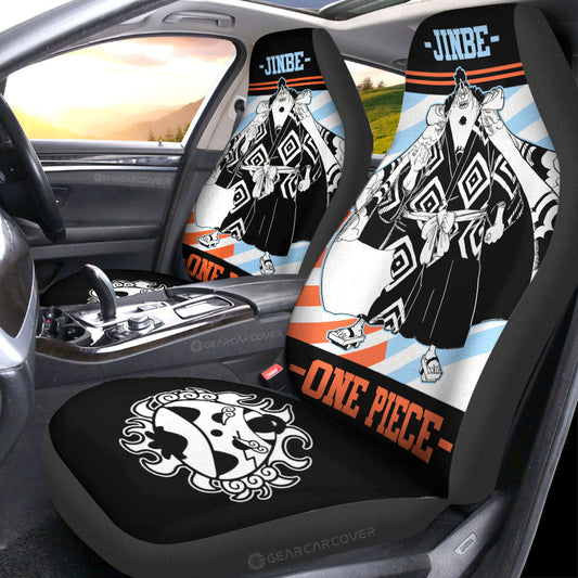 Jinbe Car Seat Covers Custom One Piece Anime Car Accessories - Gearcarcover - 2